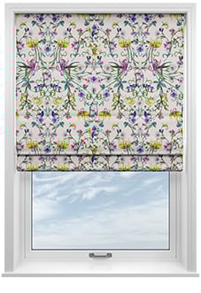 Carlotta, Wisteria - Twist&Fit Roman Blind